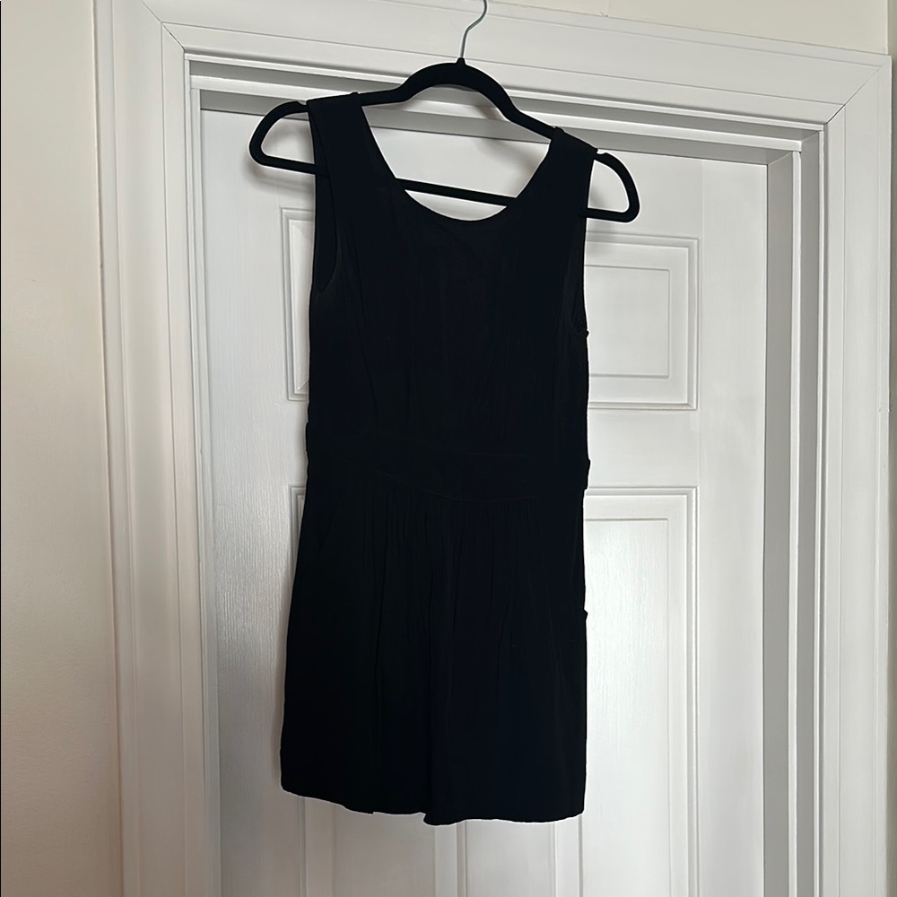 Black Sleeveless Mini Dress